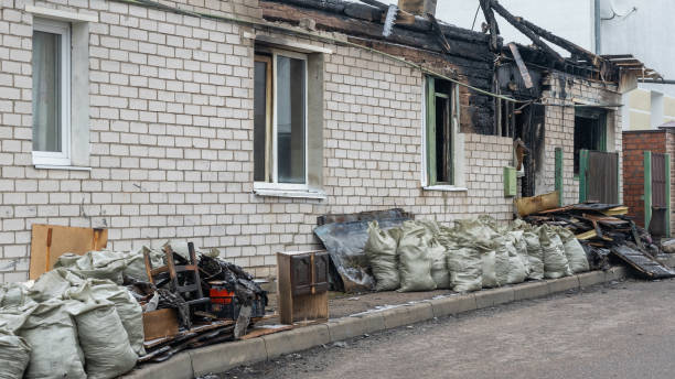 Professional Fire Damage Removal technician working in Bryn Mawr, PA